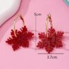O1CN017xJdYI2F774P22yJk_2217900038832-0-cib Wholesale Red Snowflake Christmas Acrylic Earrings