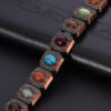 Wholesale Colorful Full Diamond Shining Square Bracelet