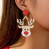 Wholesale Christmas Elk Acrylic Earrings