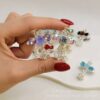 Wholesale DIY jewelry cross series designed with straight-hole beads