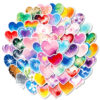 Wholesale 56pcs Watercolor Heart Valentine's Day Stickers