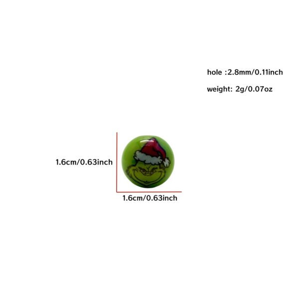 O1CN0183paV51HgUmmRCiQ1_2216860830787-0-cib Wholesale Acrylic Printed Cartoon Round Beads Beaded Aessories Mobile Phone Key Chain Handmade DIY Loose Beads