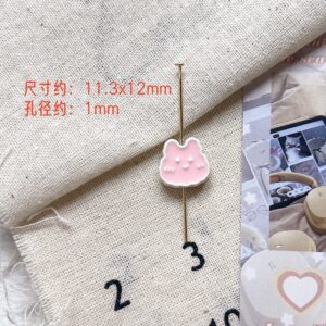 18#Pink blush bunny (one)