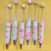 Wholesale Letter Pearl Rhinestone DIY Fancy Beadable Pens