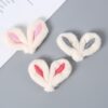 Wholesale Colorful hairy rabbit ear embroidery clothing DIY Patches