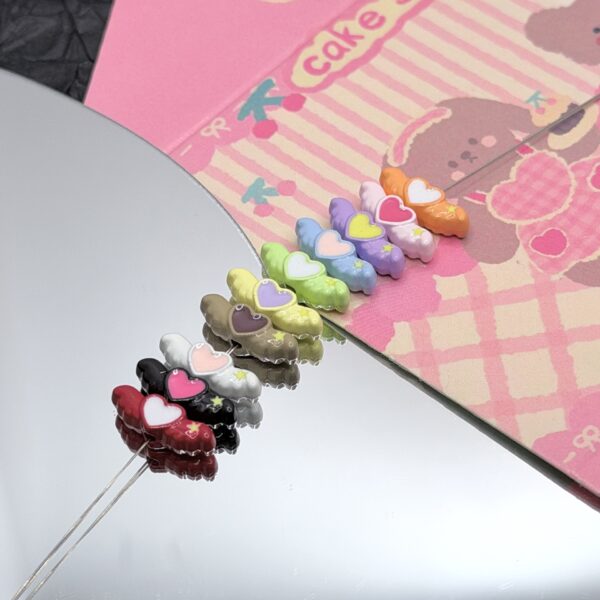 Wholesale DIY Dopamine Heart Wings Angel Beaded Alloy Accessories