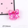 Wholesale 10pcs Straight Hole Medical Bow DIY Acrylic Handmade Beads