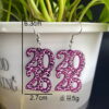 Wholesale 2026 Acrylic Digital Earrings