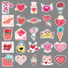 O1CN0189m5z41RpmuuJPiQg_2208313592161-0-cib Wholesale Valentine's Day Colorful Love Waterproof Vinyl Stickers