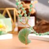 Wholesale Moon Life Tree Pendant Wealth Tree Winding Necklace