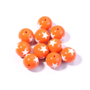Orange / Diameter: 12mm, hole diameter 2.8mm, 20 pcs/pack