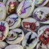 O1CN018B5pHs1HgUnLxezuN_2216860830787-0-cib Wholesale Double-sided printed cartoon girl gro/boy gro oval flat bead heart open-hole beaded DIY jewelry aessories