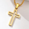 O1CN018BpOyO1xvnp5vHKGc_2208907706506-0-cib Wholesale Creative hollow cross pearl chain necklace