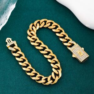 Wholesale Electroplated six sided rough chain Cuban chain