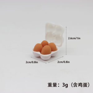 White crisper box + 4 soil eggs