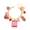 Wholesale Valentine's Day Love Multi accessory Pink Bracelet