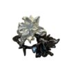 O1CN018EeGCJ1l5L61BsOtY_2216005864767-0-cib Wholesale Black and white twin flower non fading ring