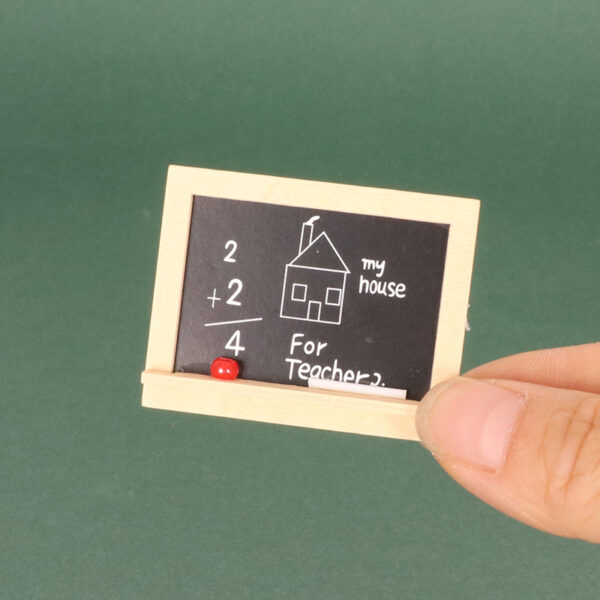 Wholesale Miniature Blackboard easel Gallery Decoration Doll Accessories