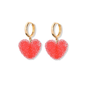 Red earrings