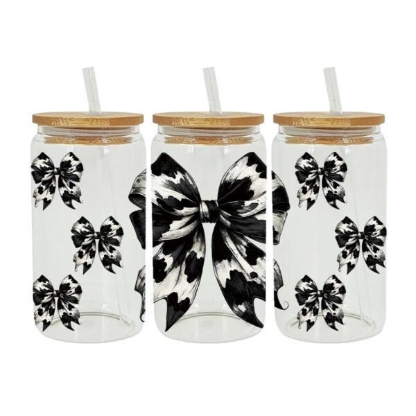 Wholesale UV Transfer Paste Glass Crystal Label Crystal Paste Cross-border Special Paste for 16oz Glass Cup 23cmX11cm