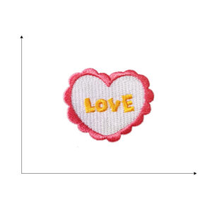 7# love self-adhesive embroidery paste