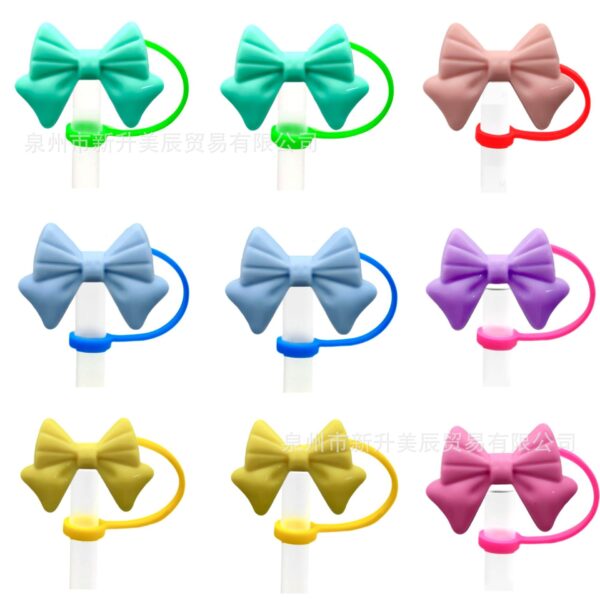 O1CN018Mu7KH2718y7zE46Q_2213236817736-0-cib Wholesale Colorful Bow Straw Tube Cap