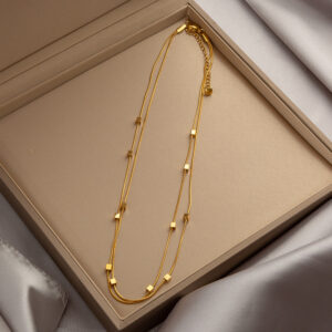 Small Square Necklace