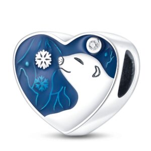 Pac307-snow bear beads