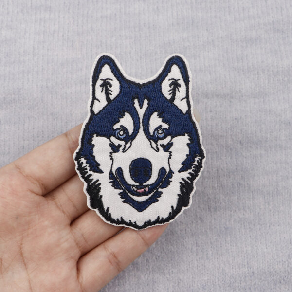 Wholesale 5pcs New pet dog cartoon embroidery cloth patch cute pet animation hot melt adhesive cloth