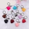 Wholesale Candy-Colored Heart KeychainMobile Phone Chain