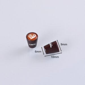 Small love / Black three-dimensional printed coffee cup