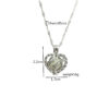 Wholesale Mother's Day Hollow Luminous Necklace Pendant Heart MOM Necklace