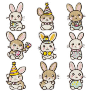 O1CN018cN7oc1C3UxcX9dKQ_2893910025-0-cib Wholesale Cartoon Cute Rabbit Embroidery DIY Patches