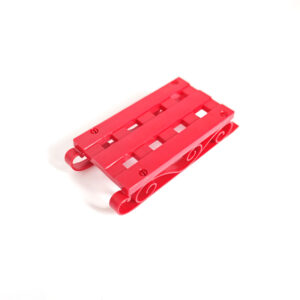1 red snowboard individually packaged in opp bag