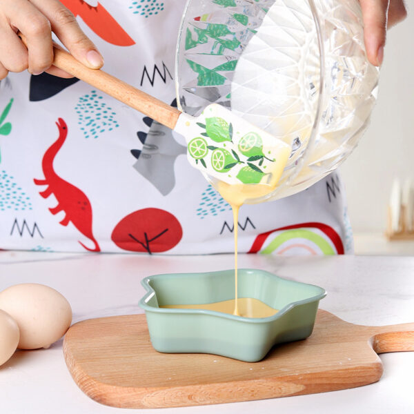 Wholesale Silicone scraper cream fruit pattern spatula baking tool