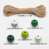 Wholesale St. Patrick's Day colored wooden beads