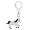 Wholesale Galloping Horse Party Plastic Buckle Keychain