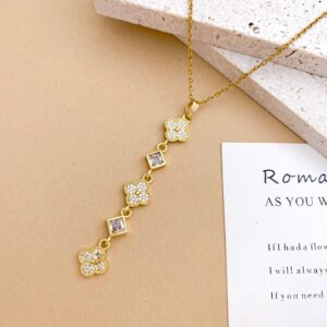Xl5075 clover necklace gold