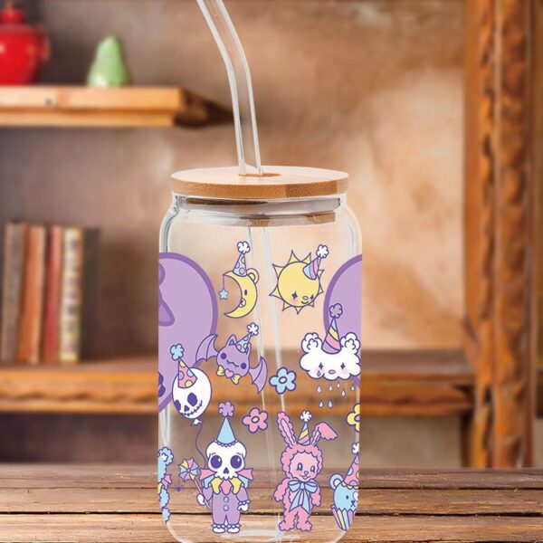 Wholesale Uv Transfer Sticker Glass Cup Crystal Label Crystal Sticker 16OZ UV DTF WRAPS