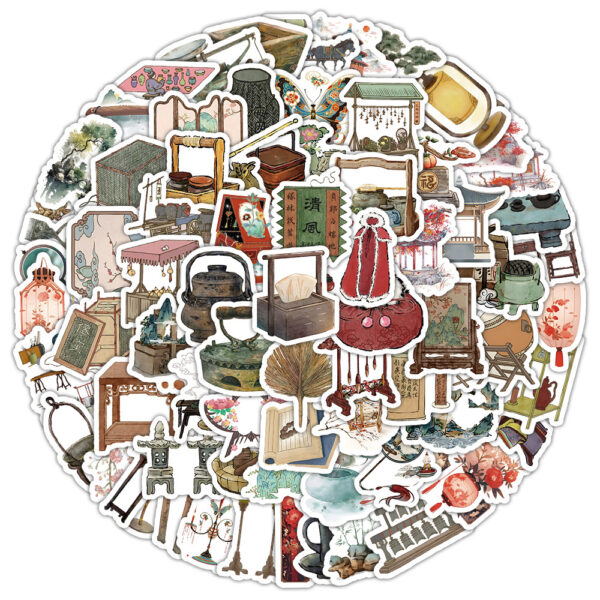 Wholesale 100 Cute Cartoon Colorful Graffiti Small Stickers Waterproof Vinyl Stickers