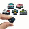 Wholesale 10pcs Colorful cartoon letters Focal Beads