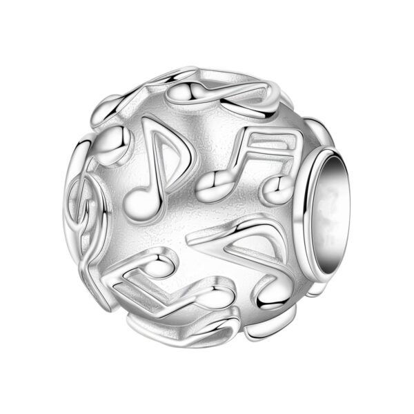Wholesale Music Sports Series Football Guitar Silver Plated Charms