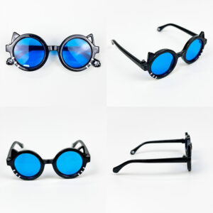 Cat glasses, blue