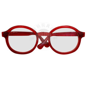 Large cotton doll red 9cm lens glasses