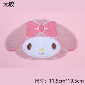 Cinnamon Dog Head Patch - Glue-free