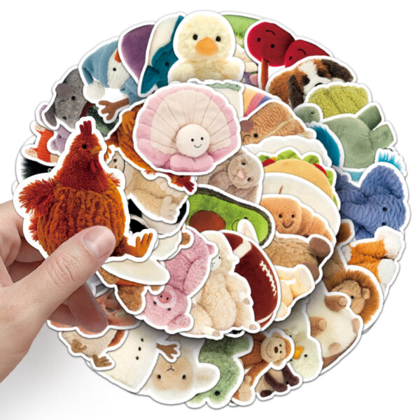 Wholesale 51 Cute Cartoon Animal Graffiti Stickers OLY Exclusive