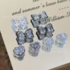 Wholesale 10pcs Fine Sparkling Bow Love Relief Acrylic Beads