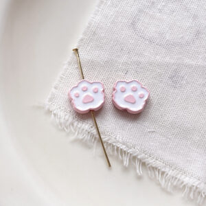 3#Puppy footprints-light pink (one)