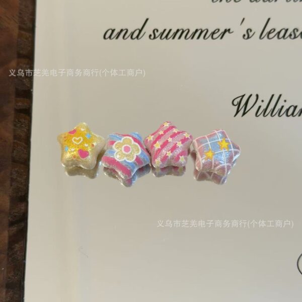 O1CN018yoh0W1xmBbRWox88_2221442006485-0-cib Wholesale 10pcs embossed silk flower grid star Acrylic Beads