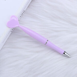 Black 1.0mm ballpoint pen / Morandi purple